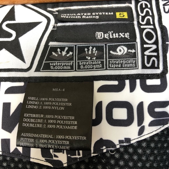 SOLD Sessions Snowboard Ski Jacket Insulated - Picture 7 of 12